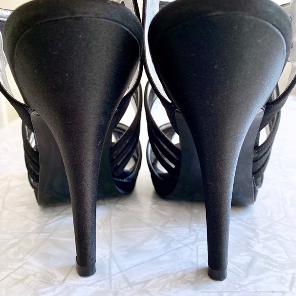 Nina New York Strappy Mesh Heels 8 - Picture 3 of 7